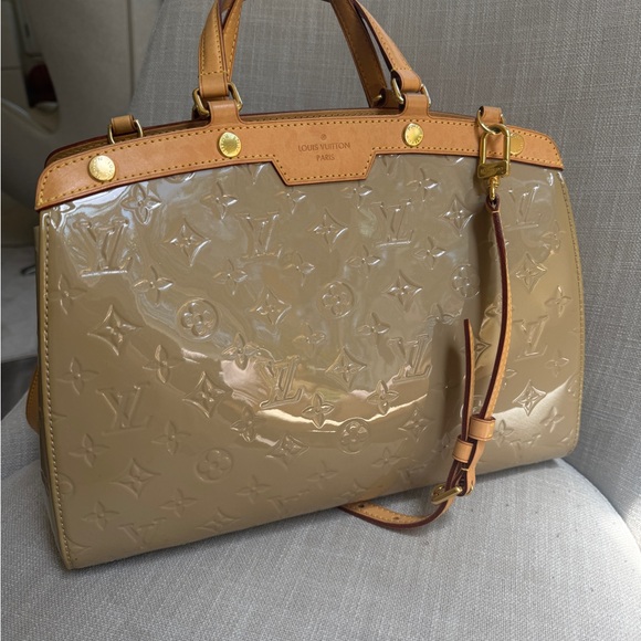 Louis Vuitton Tan Satchel with Vachetta Leather Trim